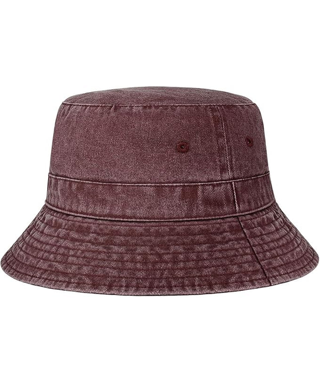 Hot Summer Bucket Hat - Trendy Cotton Sun Hat for Beach, Golf, Fishing - Fun Outdoor Vacation Boonie for Men and Women