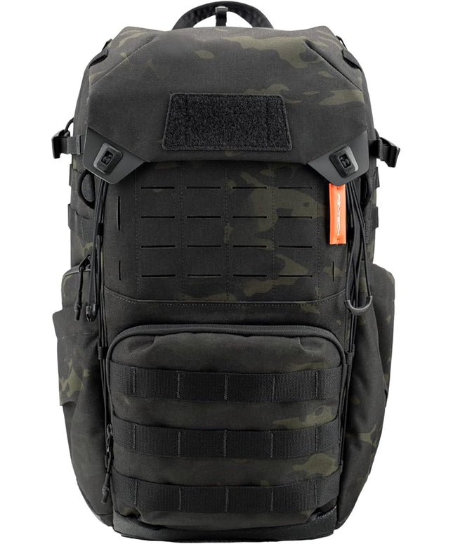 PGYTECH OneMo TAC 35L Tactical Camera Backpack, Waterproof DSLR/SLR/Mirrorless Photography Camera Bag with 15.6" Laptop Sleeve, Tripod Holder & Rain Cover (Dark Night Camo)