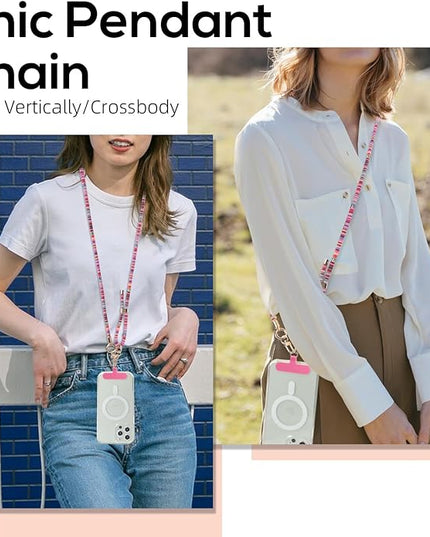 Phone Lanyard Crossbody Neck Strap with Charm Universal Adjustable Shoulder Strap Accessories
