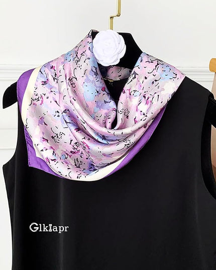 Satin Bandana Headscarf for Women Silky Hair Scarves for Fashion Lightweight