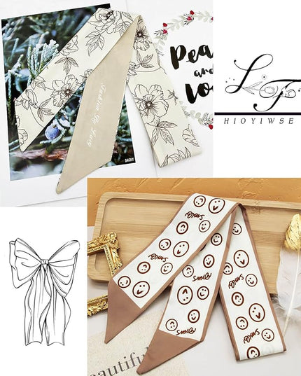 Purse Scarf Handbags For Women Skinny Hair Neck Accessories Scarves With Bag Scarfs Handle Fashion Lightweight