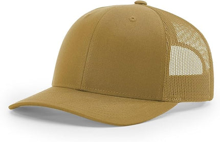 Richardson 112 Trucker Hat - Premium Adjustable Snapback Hat - Structured Six Panel Richardson Blank Caps