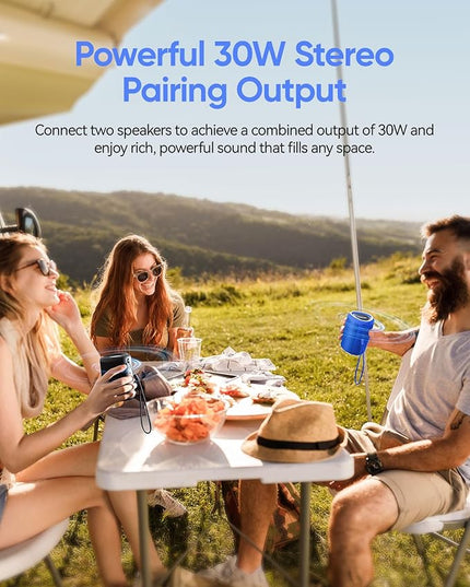 Portable Bluetooth Speaker Valentines Gifts For Him: Powerful Crystal Clear Sound/Romantic Light/IPX5 Waterproof/All Day Playtime/BT 5.3/TWS Paring,Small Wireless Speaker for Outdoor|Travel|Date Night