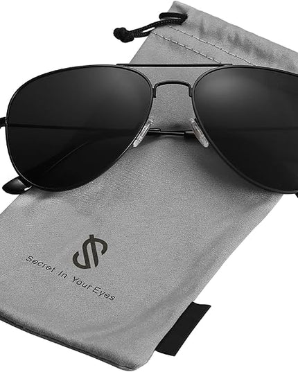 SOJOS Classic Aviator Polarized Sunglasses for Men Women Vintage Retro Style