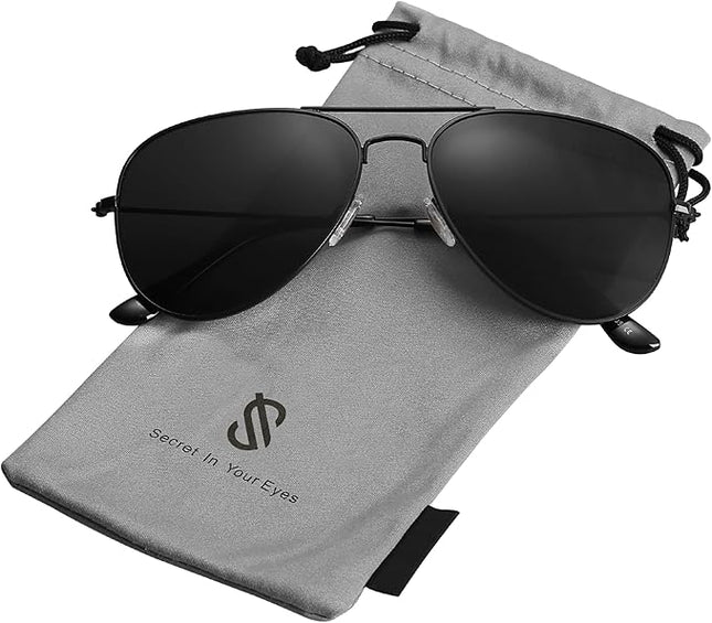 SOJOS Classic Aviator Polarized Sunglasses for Men Women Vintage Retro Style