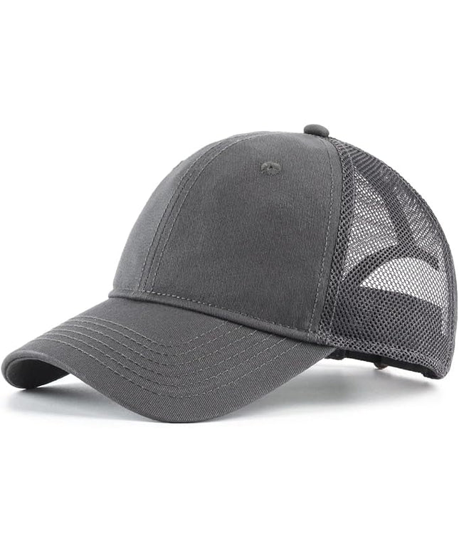 Zylioo XL XXL Oversize Baseball Cap, 100% Cotton Adjustable Dad Hat for Big Heads 23.5"-25.5", Soft Crown Large Size Cap
