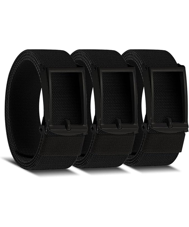 DOOPAI Stretch Canvas Belt for Men, Adjustable Elastic Holeless Web Belt for Casual, Golf, and Work, with Bottle Opener