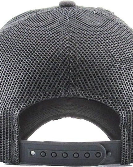 KBETHOS Vintage Washed Distressed Cotton Dad Hat Baseball Cap Adjustable Polo Trucker Unisex Style Headwear