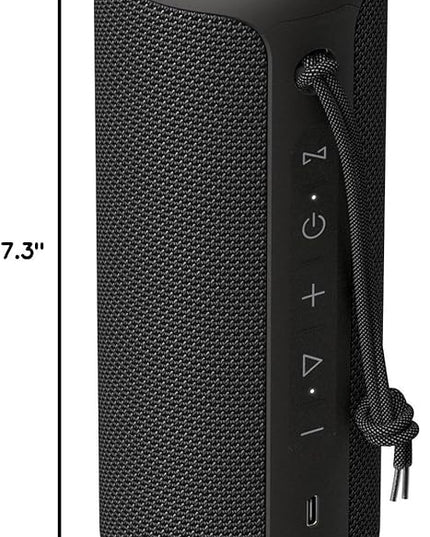 MIATONE Bluetooth Speakers 36W TWS Portable Speaker with Stereo Sound Bass, Bluetooth 5.3 Wireless USB Type C Outdoor, 5000mAh 24H Playtime IPX7 for Present, Boy Friend Gifts for him (Black)