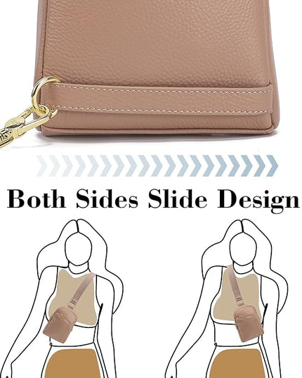 INICAT RFID Blocking Sling Bag Anti Theft Crossbody Bags Women Valentine's Day Gifts Travel Purses Vegan Leather