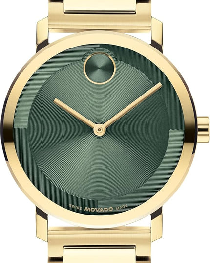 Movado Bold Evolution 2.0 Men's Watch - Swiss Quartz Movement, Stainless Steel Mesh Bracelet - 3 ATM Water Resistance - Luxury Fashion Timepiece for Him - 40mm
