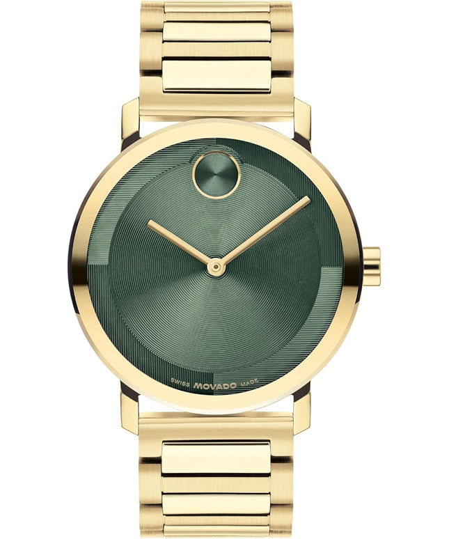 Movado Bold Evolution 2.0 Men's Watch - Swiss Quartz Movement, Stainless Steel Mesh Bracelet - 3 ATM Water Resistance - Luxury Fashion Timepiece for Him - 40mm