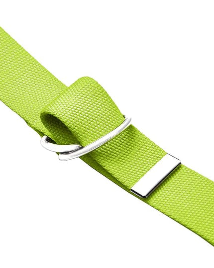 Falari Canvas Web Belt Metal Double D Ring Buckle for Men Women Casual Cloth Military Style Belt 1 1/2" Wide