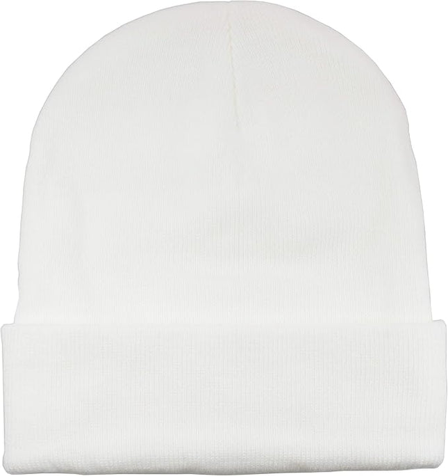Gelante Unisex Beanie Cap Knitted Warm Solid Color and Multi-Color Multi-Packs