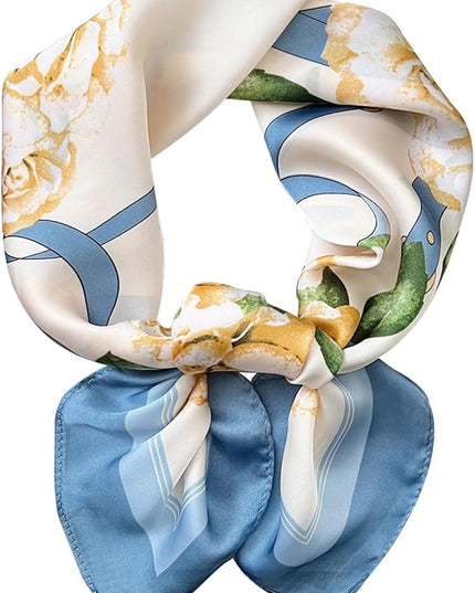Satin Bandanas Head Scarf For Women Hair Scarves Accessories Lightweight Fashion Wrap Neck Silk Sleeping Headscarf
