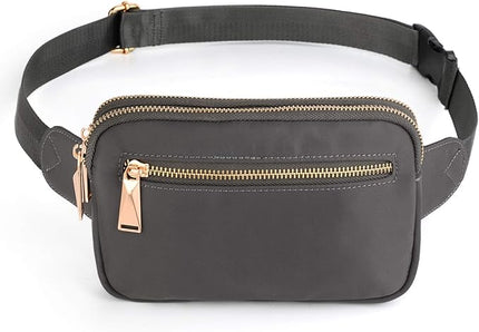 UTO Fanny Pack for Women Crossbody Trendy Fashion Belt Purse Chest Waist Hip Bumbag for Outdoor Shopping Travel Hiking