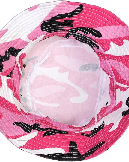 Falari Men Women Unisex Cotton Bucket Hat 100% Cotton Packable for Travel Fishing Hunting Summer Camp