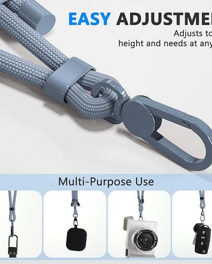 4 Pack Phone Lanyard & Wrist Strap, Cell Phone Lanyard for Around The Neck Adjustable Phone Strap for Most Smartphones