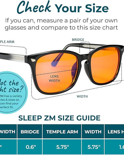 100% Blue Light Blocking Glasses - Women + Men - Better Sleep - Anti Eye Strain Protection - Computer Screens Gaming