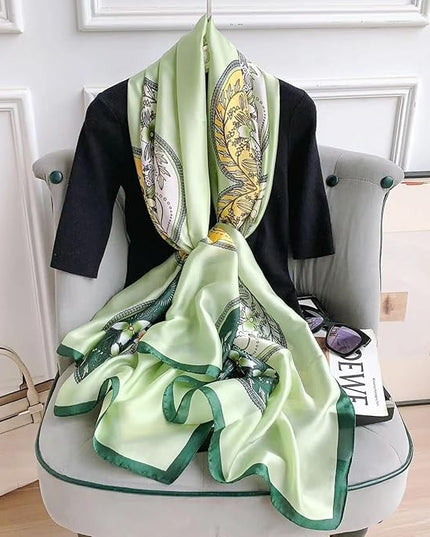 Silk Scarf Mulberry Silk Fashion Scarves Long Lightweight Shawl Wrap …