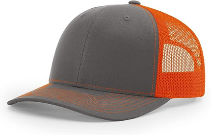 Richardson 112 Trucker Hat - Premium Adjustable Snapback Hat - Structured Six Panel Richardson Blank Caps