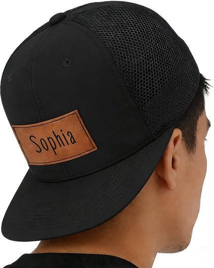 EDSG Custom Hat for Men Women, Trucker Hat, Personalized Baseball Caps, Adjustable Snapback Cap