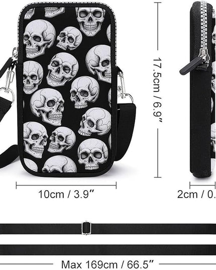 Small Crossbody Bags for Men, Cool Lightweight Sling Phone Pouch, Slim Cell Phone Purses