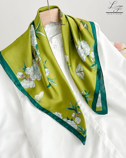 Satin Bandanas Head Scarf For Women Hair Scarves Accessories Lightweight Fashion Wrap Neck Silk Sleeping Headscarf