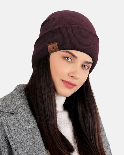 OZERO Winter Beanie Daily Hat - Thermal Polar Fleece Ski Stocking Skull Cap for Men and Women