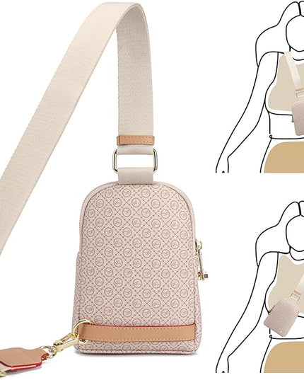INICAT Small Anti Theft Crossbody Bags Women Valentine's Day Gifts, Vegan Leather Sling Cross Body Purse Travel Essentials
