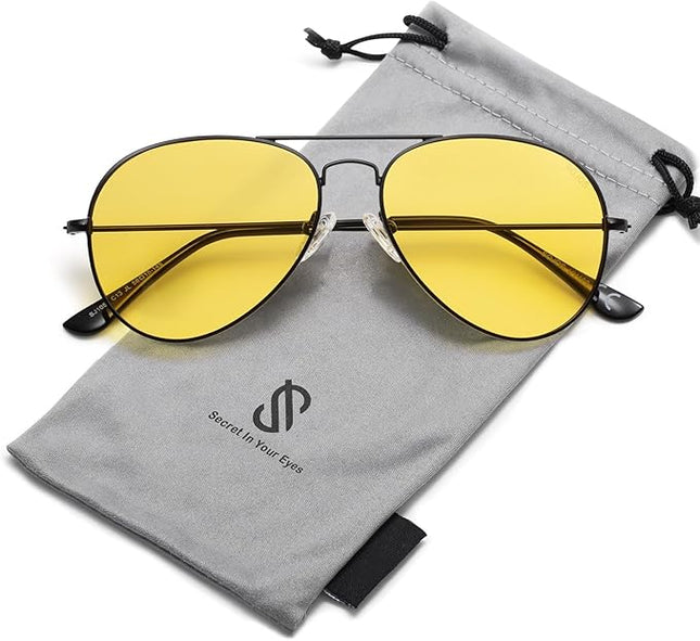 SOJOS Classic Aviator Polarized Sunglasses for Men Women Vintage Retro Style