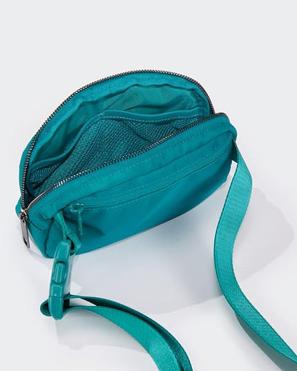 Pander Belt Bag for Women, Fashion Waist Packs, Crossbody Bags with Adjustable Strap (Kelly Green).