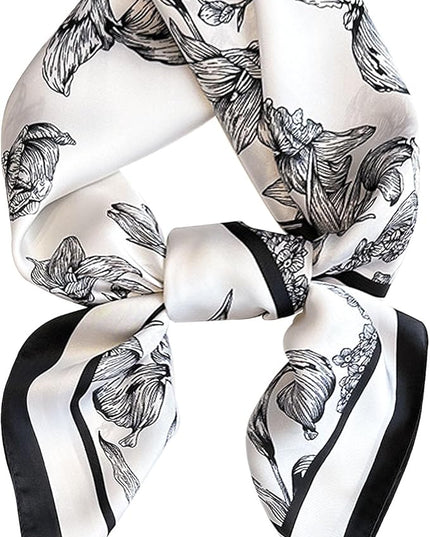 Satin Bandanas Head Scarf For Women Hair Scarves Accessories Lightweight Fashion Wrap Neck Silk Sleeping Headscarf