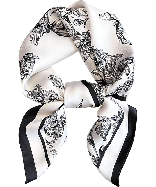 Satin Bandanas Head Scarf For Women Hair Scarves Accessories Lightweight Fashion Wrap Neck Silk Sleeping Headscarf