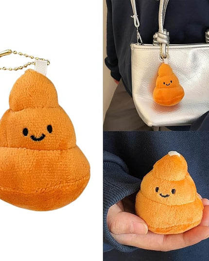 Funny Adorable Ugly Plush Keychain Strong Attachment For Keys Backpacks Travel Accessories Soft Faux Hair Materials Keychain For Travelers