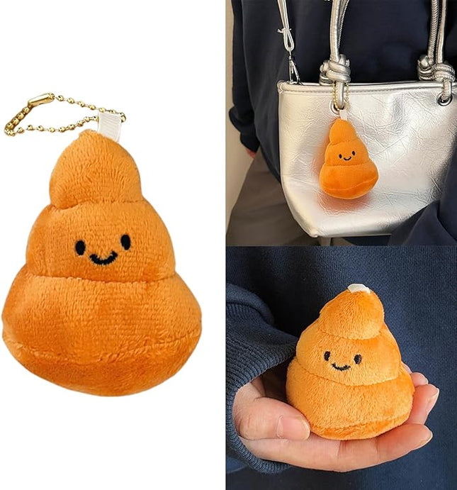 Funny Adorable Ugly Plush Keychain Strong Attachment For Keys Backpacks Travel Accessories Soft Faux Hair Materials Keychain For Travelers