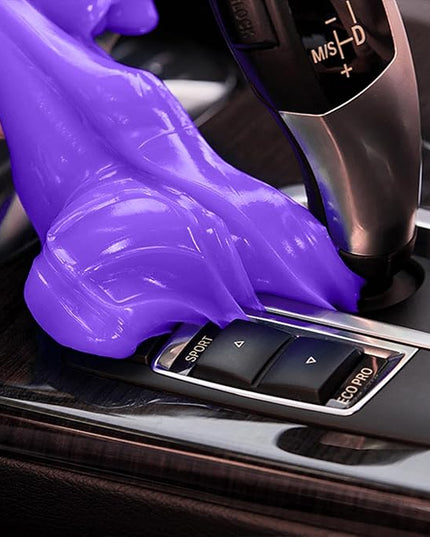 PULIDIKI Car Cleaning Gel Cleaning Putty Car Interior Cleaner Car Detailing Kit Car Cleaning Slime Car Cleaning Supplies Car Accessories Gifts for Men Women Purple