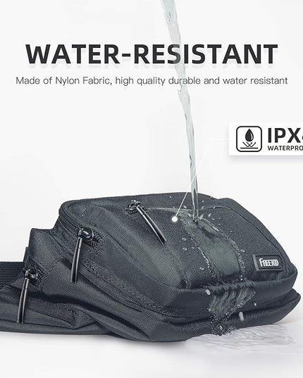 FREETOO Waist Pack Bag Fanny Pack for Men&Women Hip Bum Bag with Adjustable Strap for Outdoors Workout Traveling Casual Running Hiking Cycling