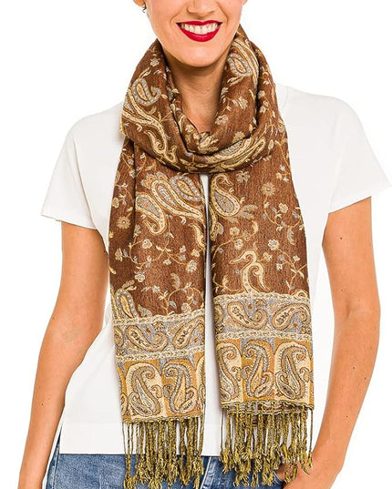 Scarf for Women Spanish Design Elegant Long Shawl Scarves for Summer Fall