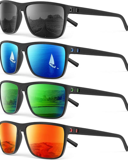 Sunglasses-Men Polarized Mens Sunglasses: Classic Women Sun Glasses UV Protection for Fishing Driving Golf