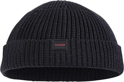 Fisherman Beanie Hats for Men Women,Knit Trawler Skull Cap,Watch Cap,Spring Fall Winter Warm Short Hats