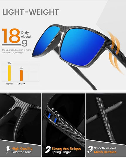 Sunglasses-Men Polarized Mens Sunglasses: Classic Women Sun Glasses UV Protection for Fishing Driving Golf