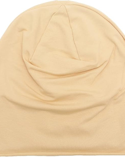 ZLYC Cotton Thin Slouchy Beanie Hat for Men Women Fashion Soft Stretch Knit Skull Cap