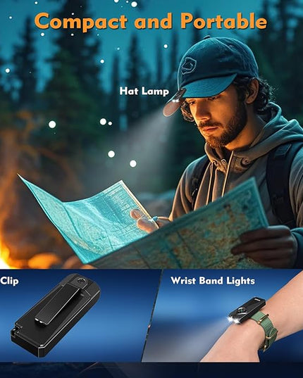 VTIGER K1 Keychain Flashlights, 800 Lumens Portable Flat Little Light,USB Rechargeable Mini Pocket EDC Flashlight with Clip,Compact LED Keyring Lights with Magnet for Everyday Carry,Camping,Emergency