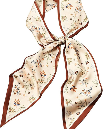 Purse Scarf For Handbags Head Scarves For Women's Hair Bags Scarfs Long Skinny Scarves Fashion Silky