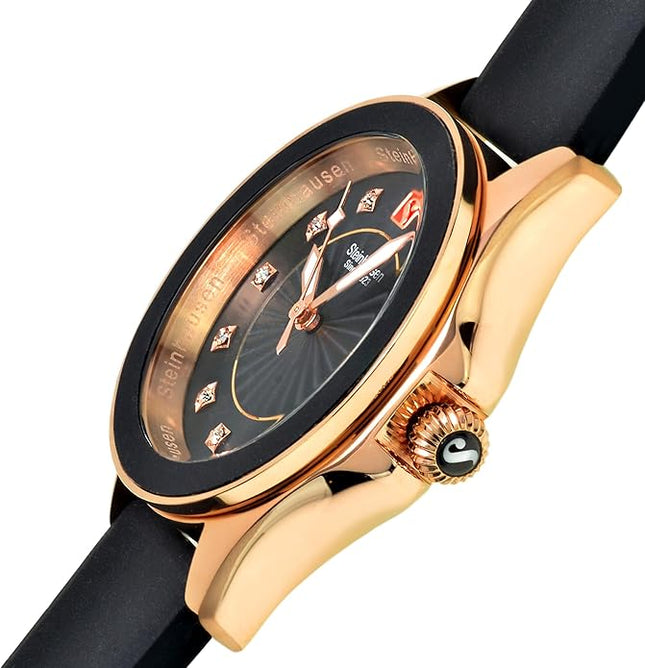 Steinhausen Arbon Collection Stainless Steel Silicone Interchangable Band Women's Watch