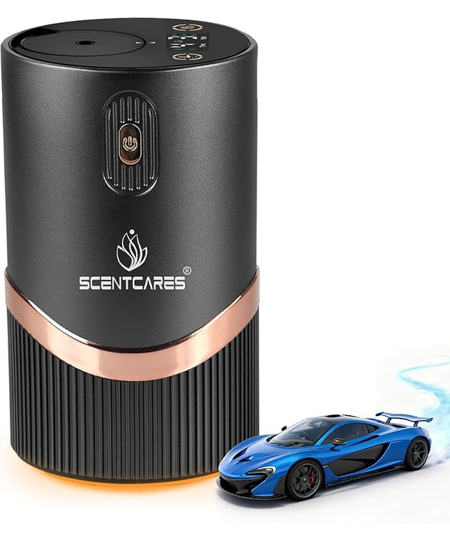 Scentcare Waterless Diffuser, Sentiment Diffuser with Warm LED, Automatic Power-Off, Multifunction 4 Cold Mist & Timer 1/2/4/6H
