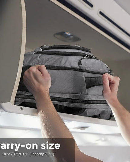 Swissdigital Design TSA Business Laptop Backpack For Men,Travel Backpack With USB Charging Port,College Tech Backpacks With RFID Pockets Presents For Men Fits 15.6 Inch Computer Grey | J16BT-03