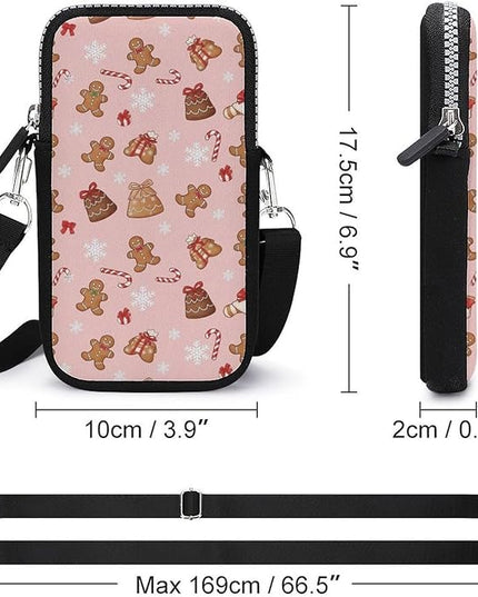 Small Crossbody Bags for Men, Cool Lightweight Sling Phone Pouch, Slim Cell Phone Purses