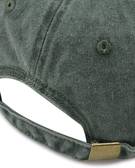 HH HOFNEN Men Women Washed Distressed Twill Cotton Baseball Cap Vintage Adjustable Dad Hat
